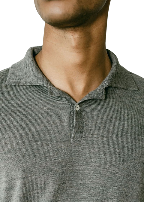 The Loro LS Knit Polo