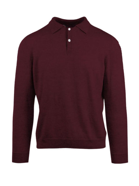 The Loro LS Knit Polo