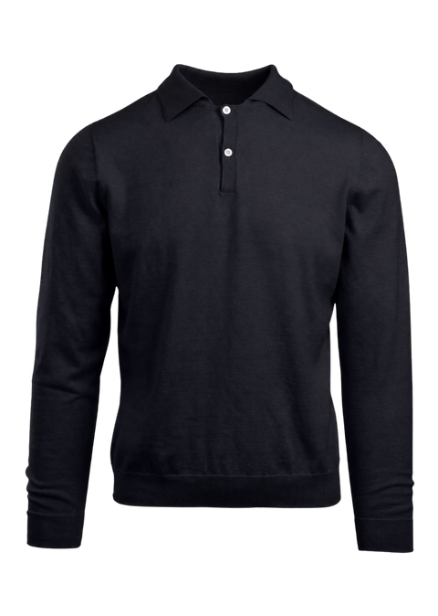 The Ben LS Knit Polo